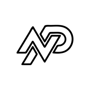 np logo design