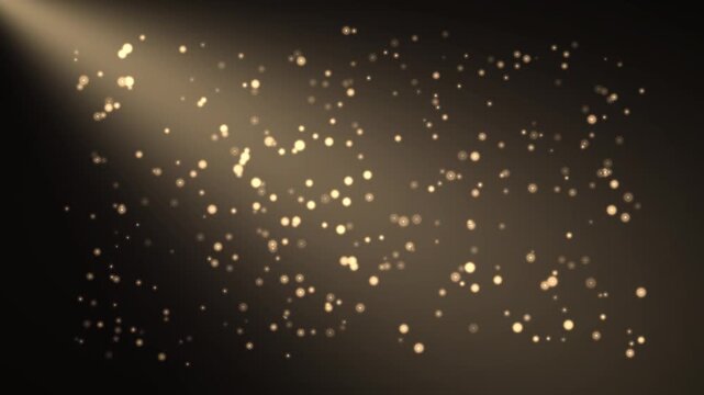 Volumetric morning sunlight god rays streaming through atmospheric dust motes, serene 4K video loop backdrop.