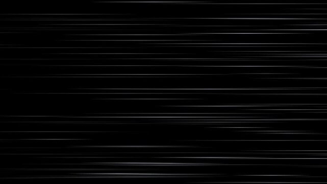 Abstract horizontal speed lines motion graphic background vector
