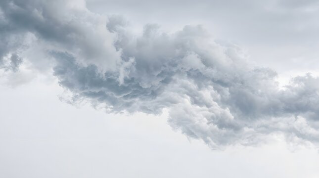 Grey textured rain clouds filling the stormy sky with overcast weather pattern storm front gloomy sky nature background