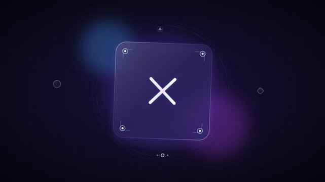 Animated Menu Icon Morphing Into Close Button for Digital Interface