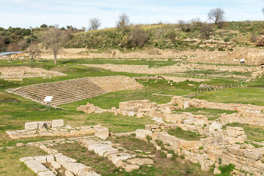 Natural Landscapes of The Archaeological Park of Morgantina (The Agora) in Enna Province, Sicily, Italy. (Part I)