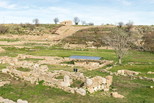 Natural Landscapes of The Archaeological Park of Morgantina (The Agora) in Enna Province, Sicily, Italy. (Part I)