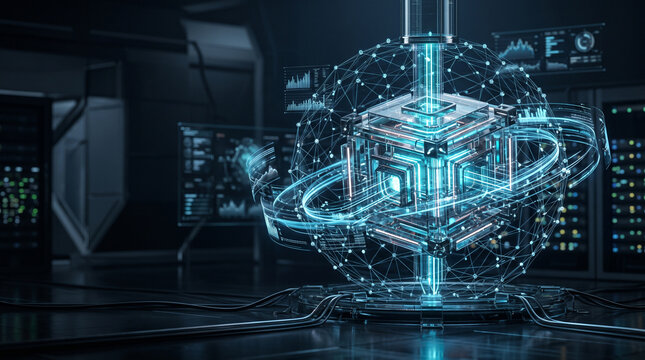 Futuristic Big Data Analytics Technology with AI, Predictive Analytics and Digital Data Visualization