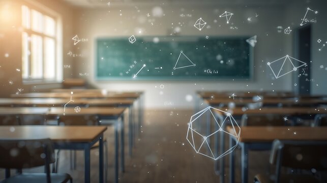Future of Education: AI & Geometric Tech Transform Modern Classrooms & Digital Learning Spaces