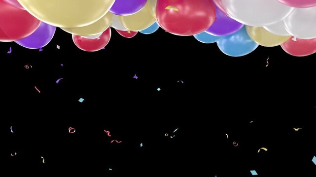 abstract background with balloons