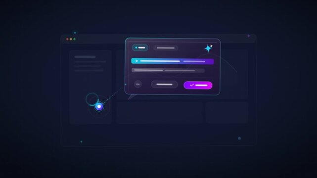 Tactical HUD Interface Overlay with Pulsing Data Visualization Elements