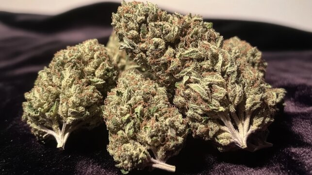 Artfully Arranged Dried Cannabis Buds Collection fadzm2 Gigapixel
