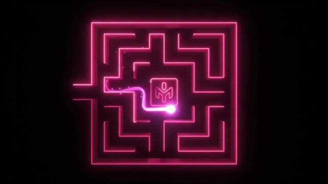 3d maze concept