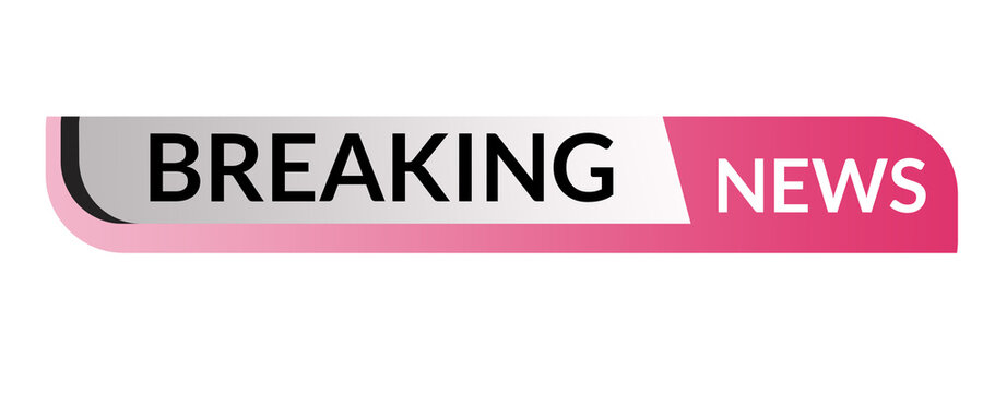 Breaking News Banner Template for Live News Broadcast