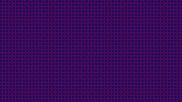 Abstract Geometric Repeating Pattern With Red Lines on Blue Background Motion Background