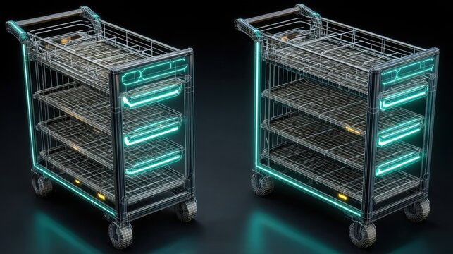 Smart Retail Solution for 3D Shopping Carts