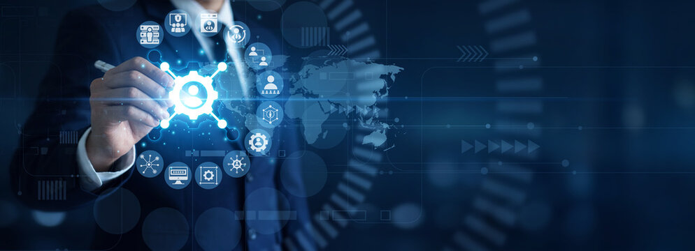 IT infrastructure. Admin point of Network Administration monitoring server uptime and local bandwidth routing on digital interface. System stability and tech support.