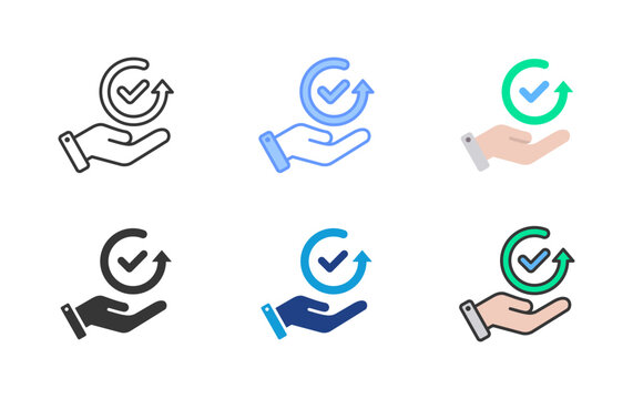 Recovery Icon Set Multiple Style Collection