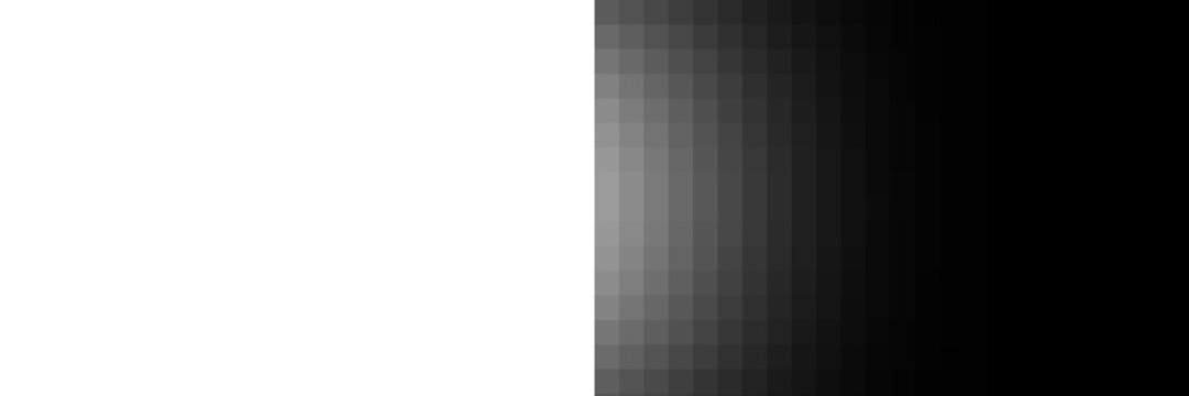 White Halftone Pixel Gradient Dot Pattern Isolated Transparent PNG Overlay