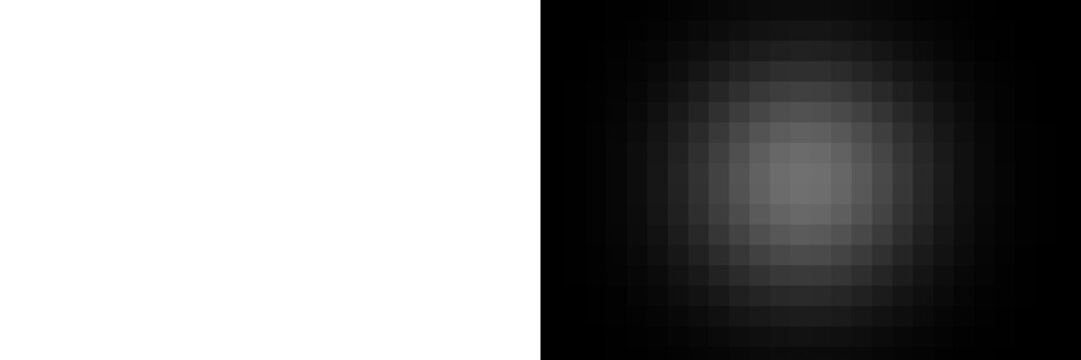White Radial Pixel Gradient Vignette Halftone Dot Pattern Transparent PNG Overlay