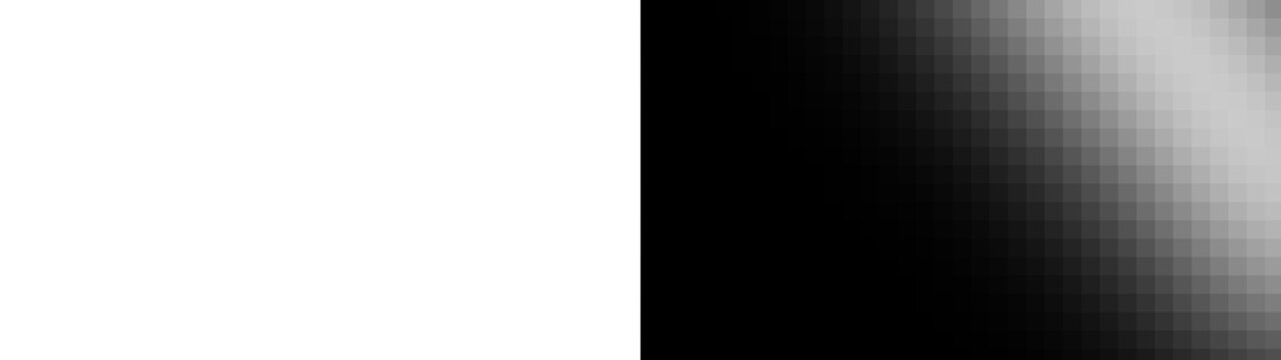 White Halftone Pixel Gradient Dot Pattern Isolated Transparent PNG Overlay