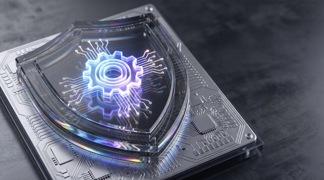 Digital shield cloud system technology data secure server network protection cyber abstract computer concept safe software code internet web