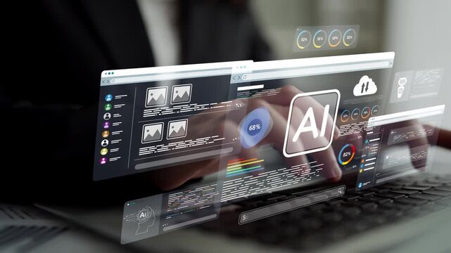 AI Assistant Brain Processor with LLM Technology, Big Data, Machine Learning, Generative AI for Business Support, Future Agentic AI Technology and Artificial Intelligence Prompt Engineering. Muxer