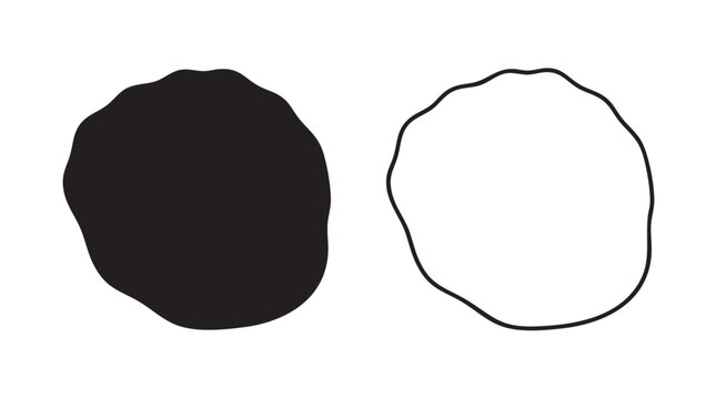 phobos moon silhouette with line art vector icon featuring celestial