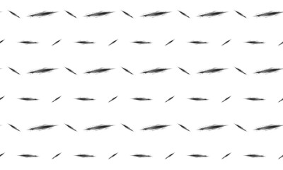 Fototapeta premium Abstract Brush Strokes Pattern on White Background.