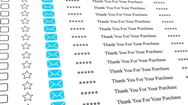 Customer feedback survey form with five star ratings and email for online business review and satisfaction analysis