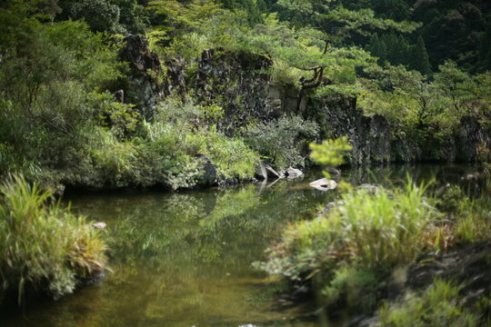 「愛媛県新居浜市・別子銅山の産業遺産と山間風景」