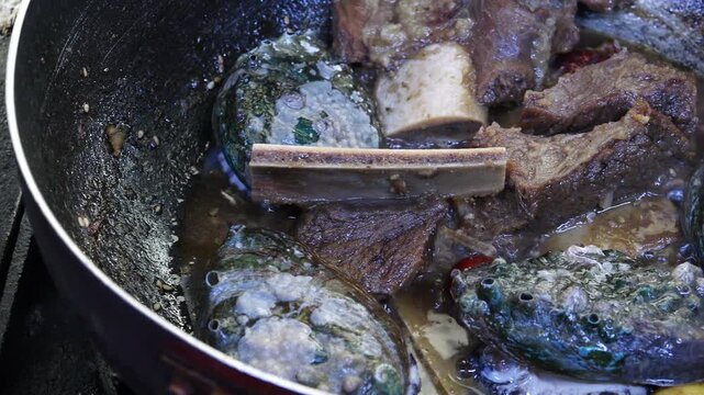 Korean Abalone Course Meal Abalone Galbijjim Abalone Sashimi Preparation Seafood Table Korea 전복 한정식 전복갈비찜 전복회 손질 수산물 상차림 한국
