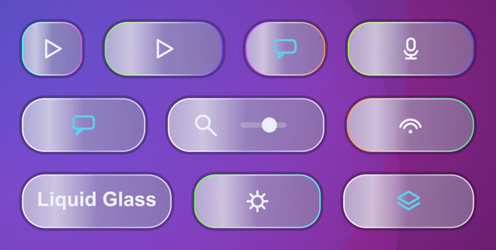 Modern flat ui icons set for digital interface design Vector