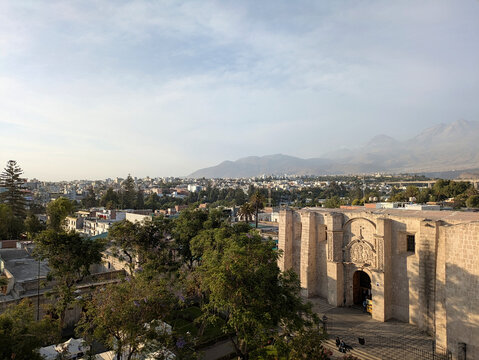 Upper Structure of San Francisco Convent Viewed from the Bell Tower