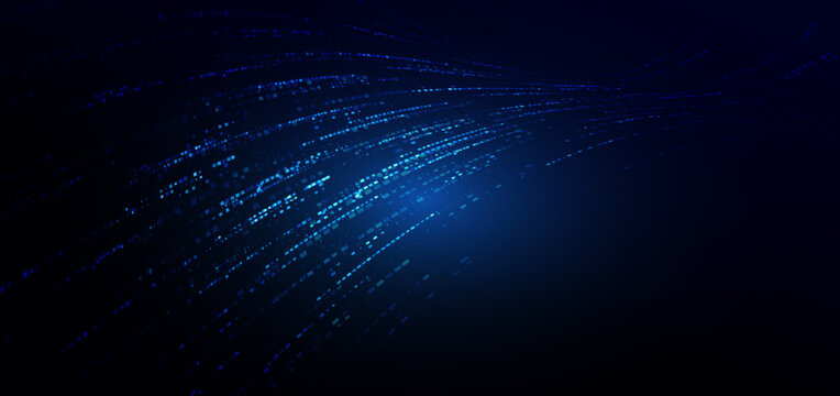 Abstract futuristic technology sqaure matrix background