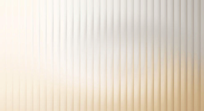 Vertical fluted glass texture with soft warm light gradient fade