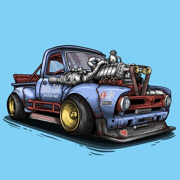 vintage racing car vector art