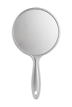 Handheld mirror isolated on transparent background