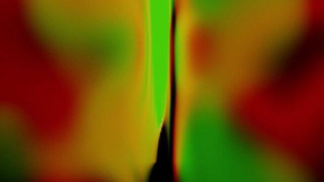 horizontal 16-9 3d realistic motion graphic render of neon green marijuana leaf transforming into glowing 420 typography with psychedelic glitch effects and bright light beams for cinematic project