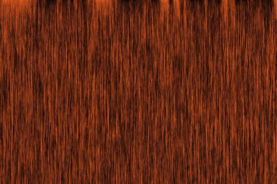 Abstract vertical lines of orange light against dark background texture creating a digital pattern