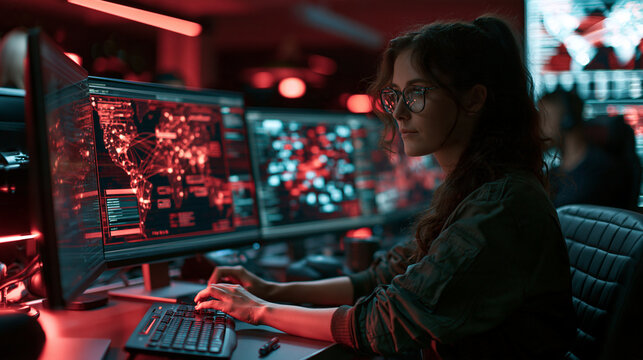 CISO in emergency operations center responding to security events
