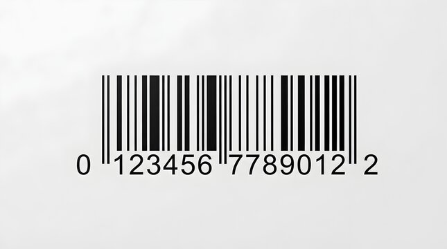 Product barcode and EAN number for retail packaging and inventory control
