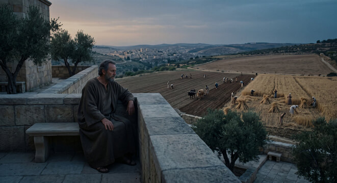 Solomon Contemplating the Seasons of Life, Ecclesiastes Bible Story