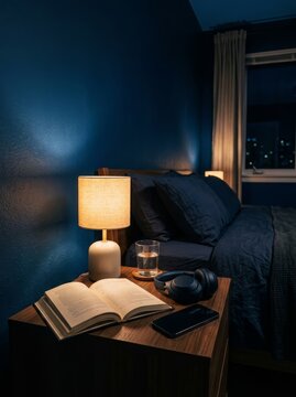 A peaceful midnight ritual where technology is put aside and the world finally becomes quiet