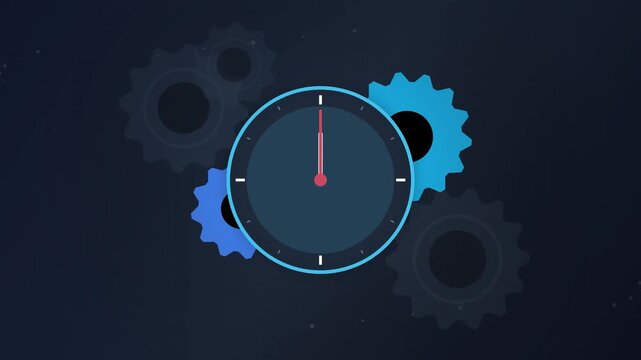 Business Tax Deadline Concept with Calendar and Financial Document Animation