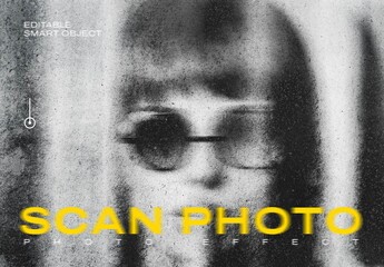 Bad Scan Photo Effect
