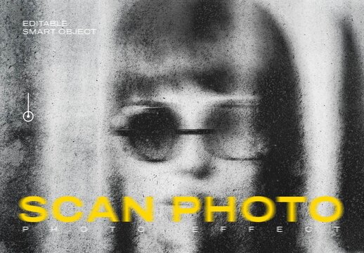 Bad Scan Photo Effect