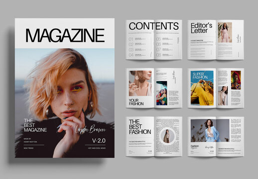 Fashion Magazine Template