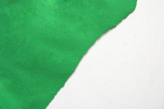 Green and white color contrast with smooth texture