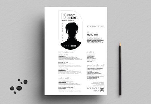Minimal Resume CV Template