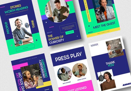 Podcast Social Media Templates