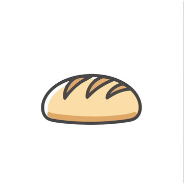 Loaf of bread illustration