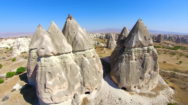 Cappadocias Fairy Chimneys - A Geological Wonder in Turkey.