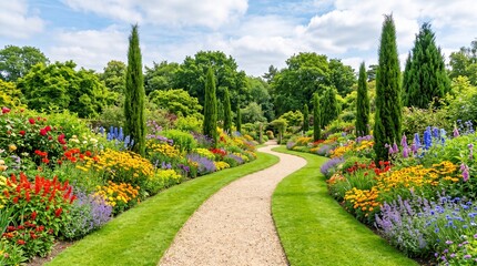 Obraz premium The Quiet Garden Walk